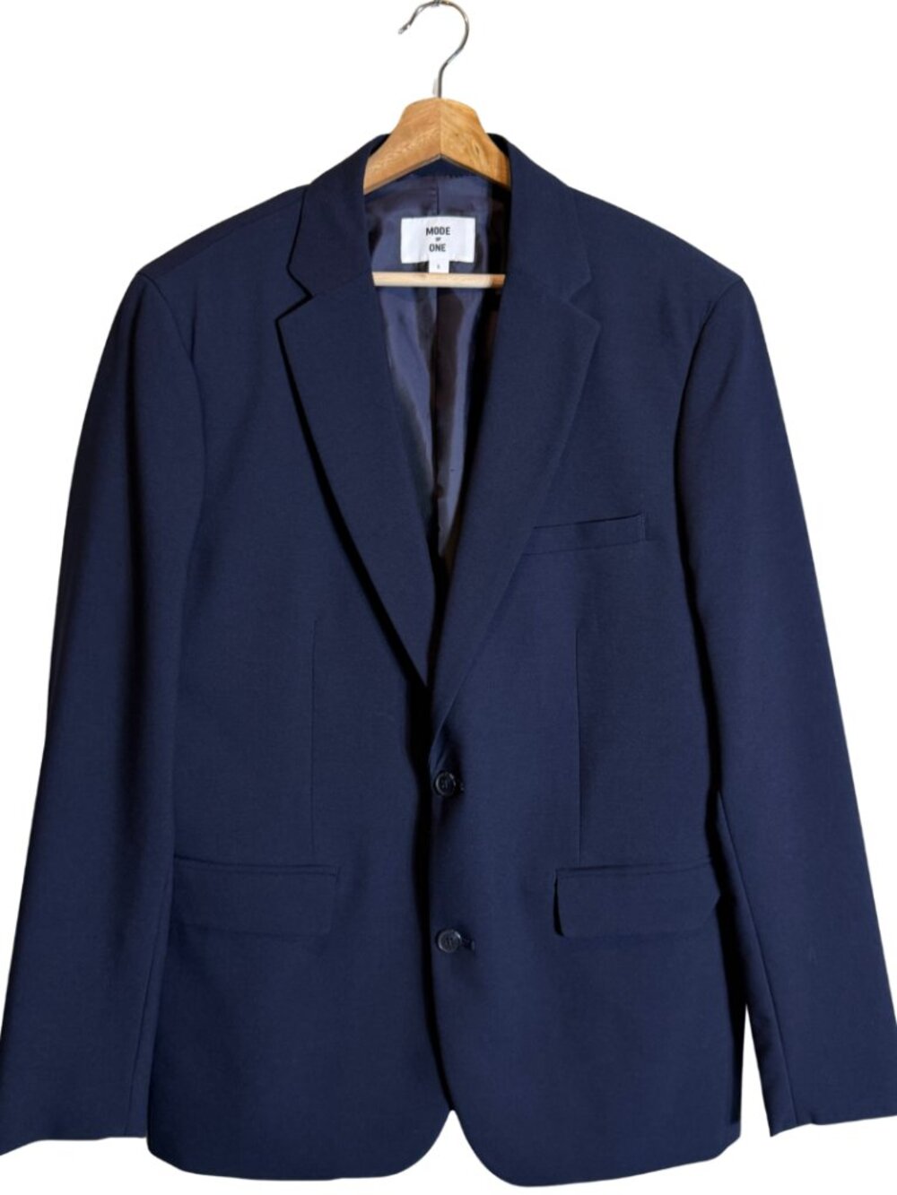 Mode Of One Slim Fit Sport Coat Blazer Dinner Jacket Men's Large Blue Formal